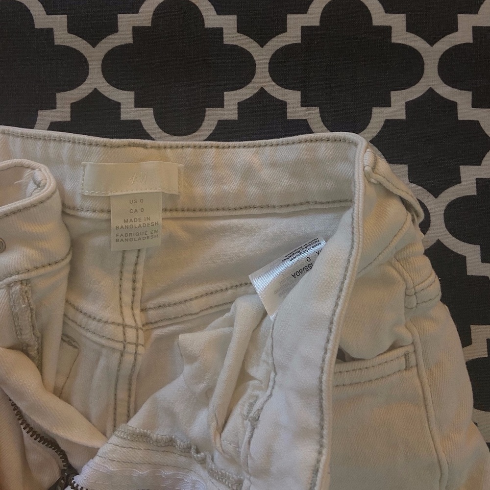 White Wide Leg Pants